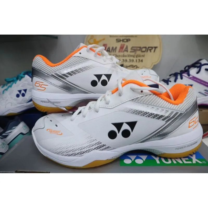 Giày cầu lông YONEX - TRẮNG CAM - Chính Hãng 0