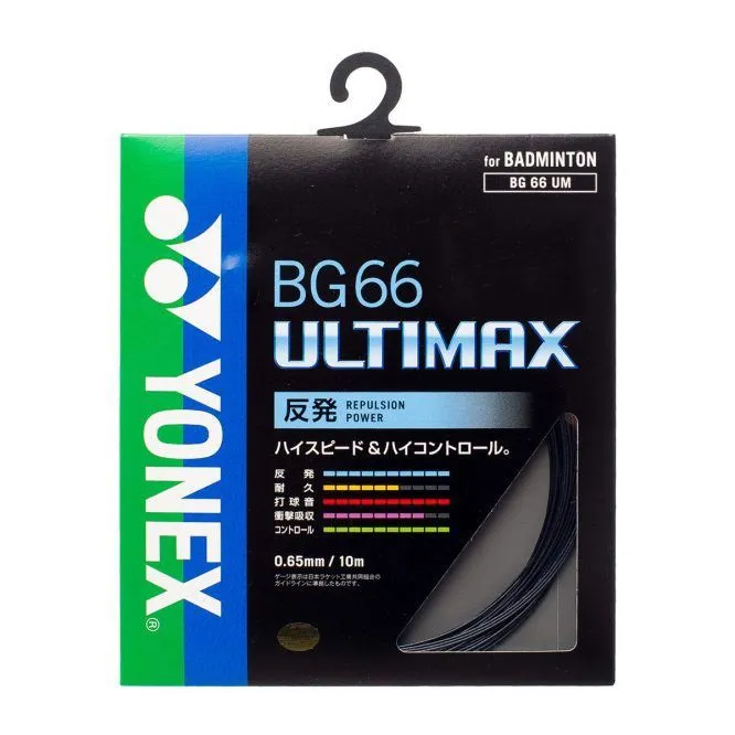 LƯỚI YONEX JAPAN STRING BG66 ULTIMAX ( MÃ JP ) 0