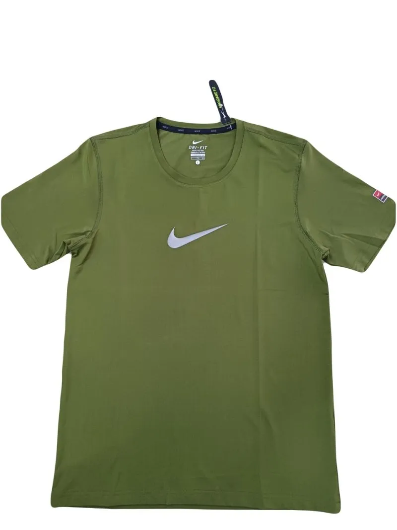 ÁO NIKE CỔ TRÒN XANH BỘ ĐỘI  - SIZE L 0