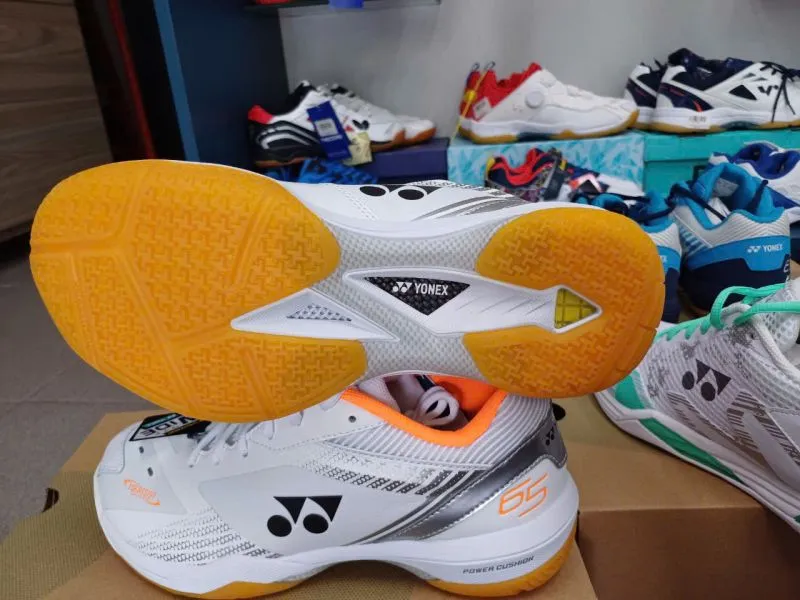 Giày cầu lông Yonex SHB 65Z3 Trắng Cam - Size 41 0