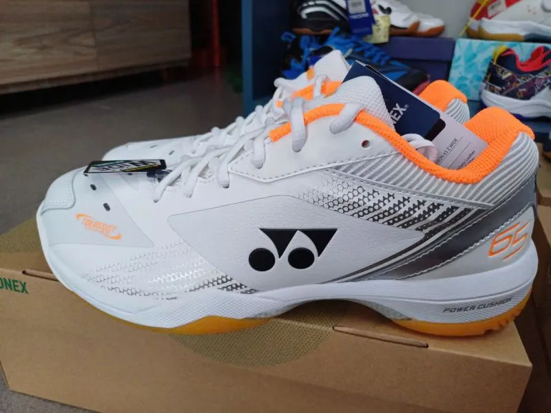 Giày cầu lông Yonex SHB 65Z3 Trắng Cam - Size 41 0