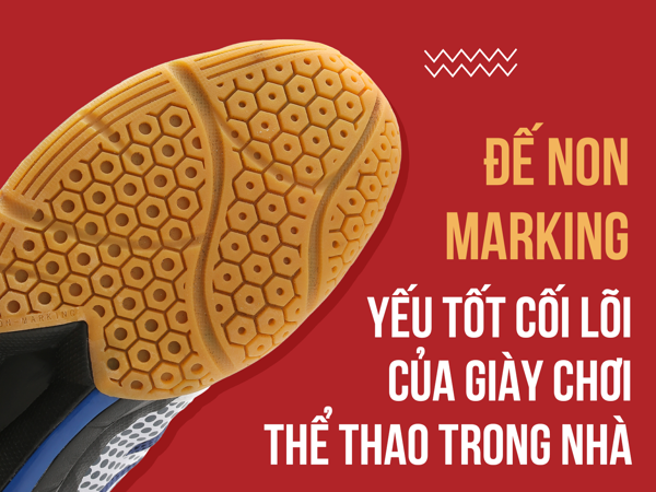 Công nghệ NON-MARKING của Giày cầu lông Yonex Skill 5