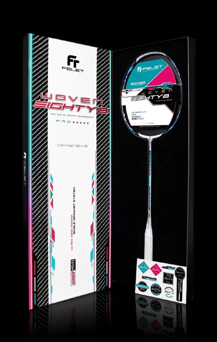 SET Vợt Cầu Lông Felet Woven Eighty 8