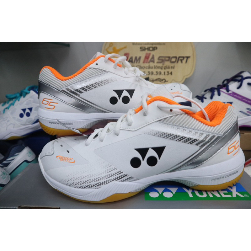 Giày cầu lông YONEX - TRẮNG CAM - Chính Hãng