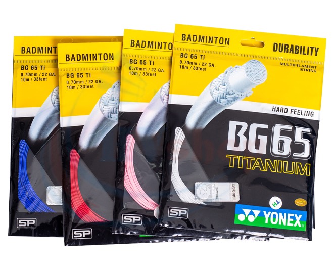 Dây cước căng vợt cầu lông Yonex BG 65 Titanium