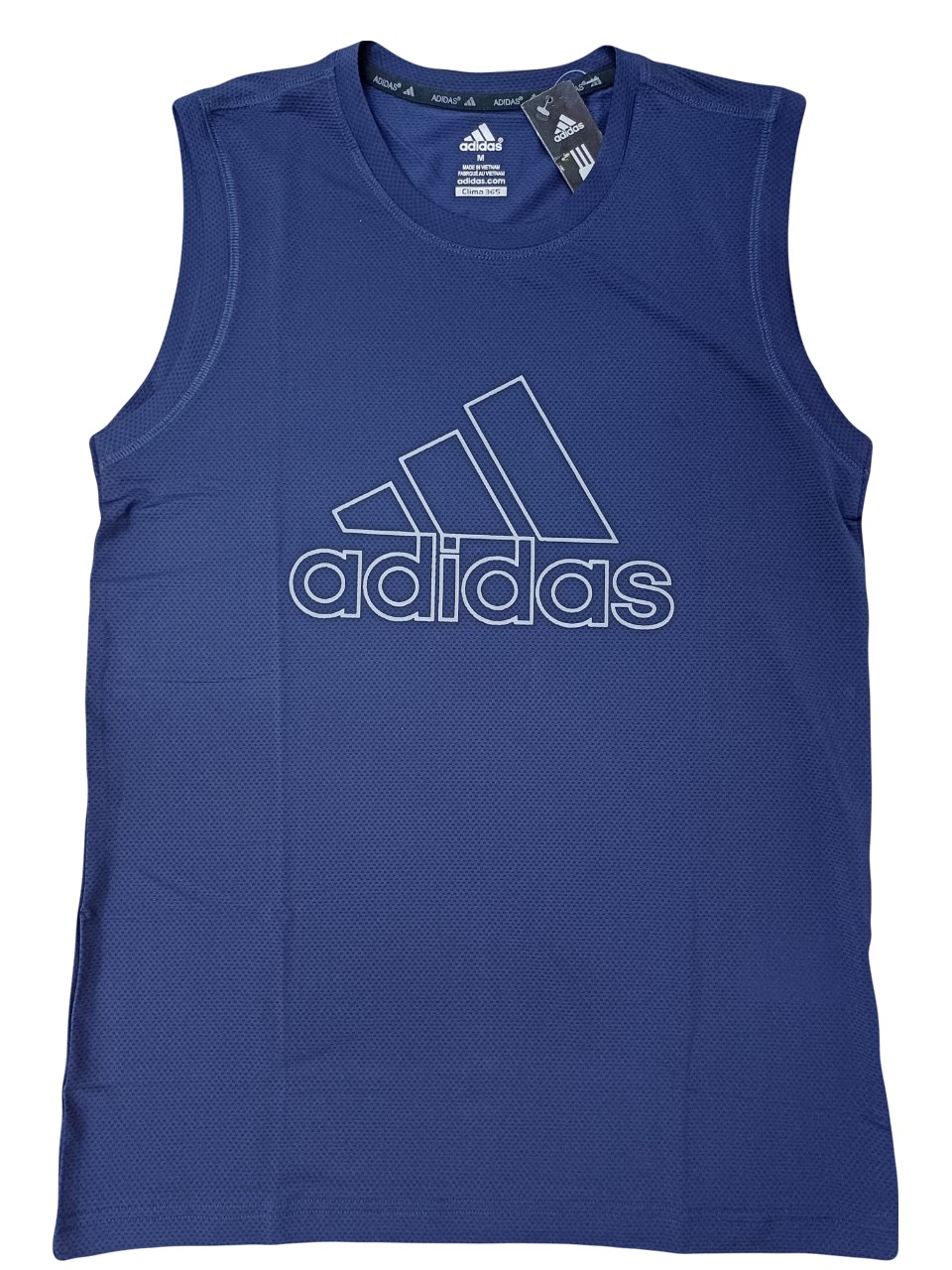 ÁO BA LỖ ADIDAS - XANH ĐEN - SIZE M + L + XL