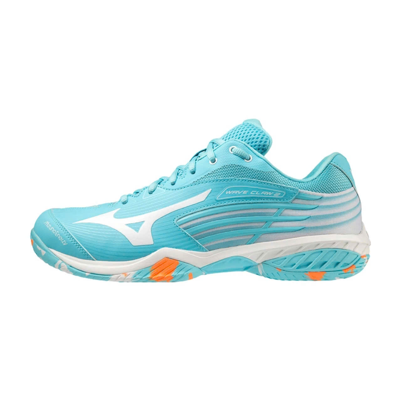 Giày Cầu Lông Mizuno Wave Claw 2 - Xanh Trắng