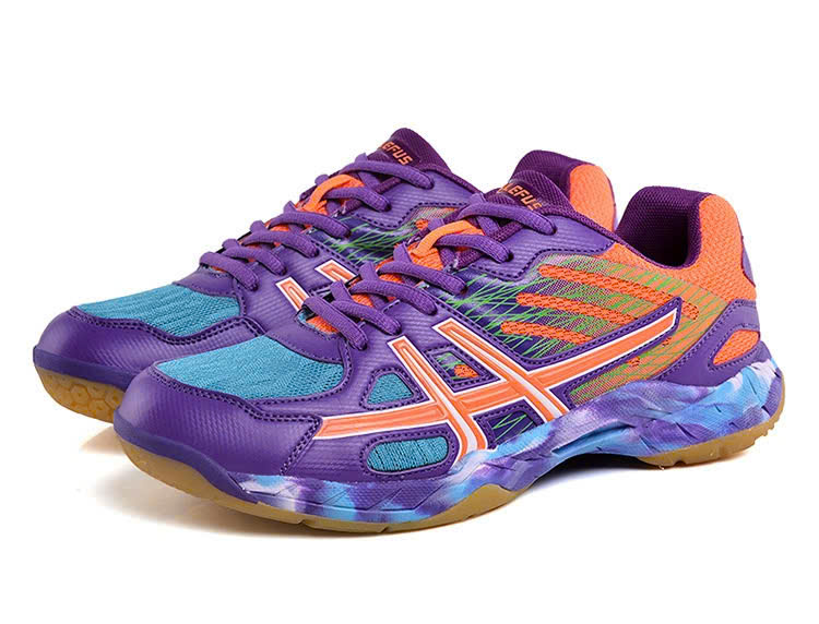 Giày Cầu Lông Lefus L08 - Cam xanh